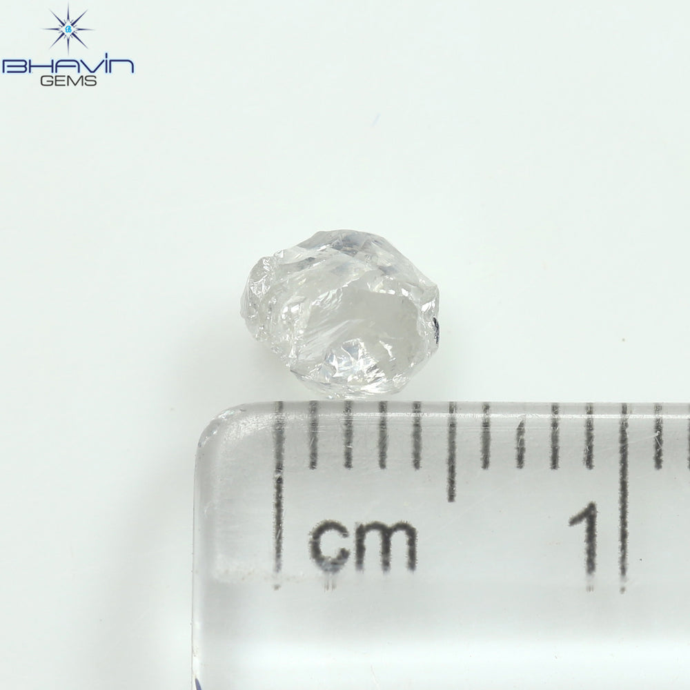 0.90 CT ラフ シェイプ ナチュラル ダイヤモンド ホワイト カラー VS1 クラリティ (5.95 MM)