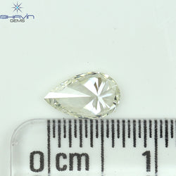 0.52 CT Pear Shape White Diamond VS2 Clarity (7.15 MM)