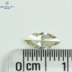 0.38 CT Marquise Shape Natural Loose Diamond Yellow Color VS2 Clarity (8.32 MM)
