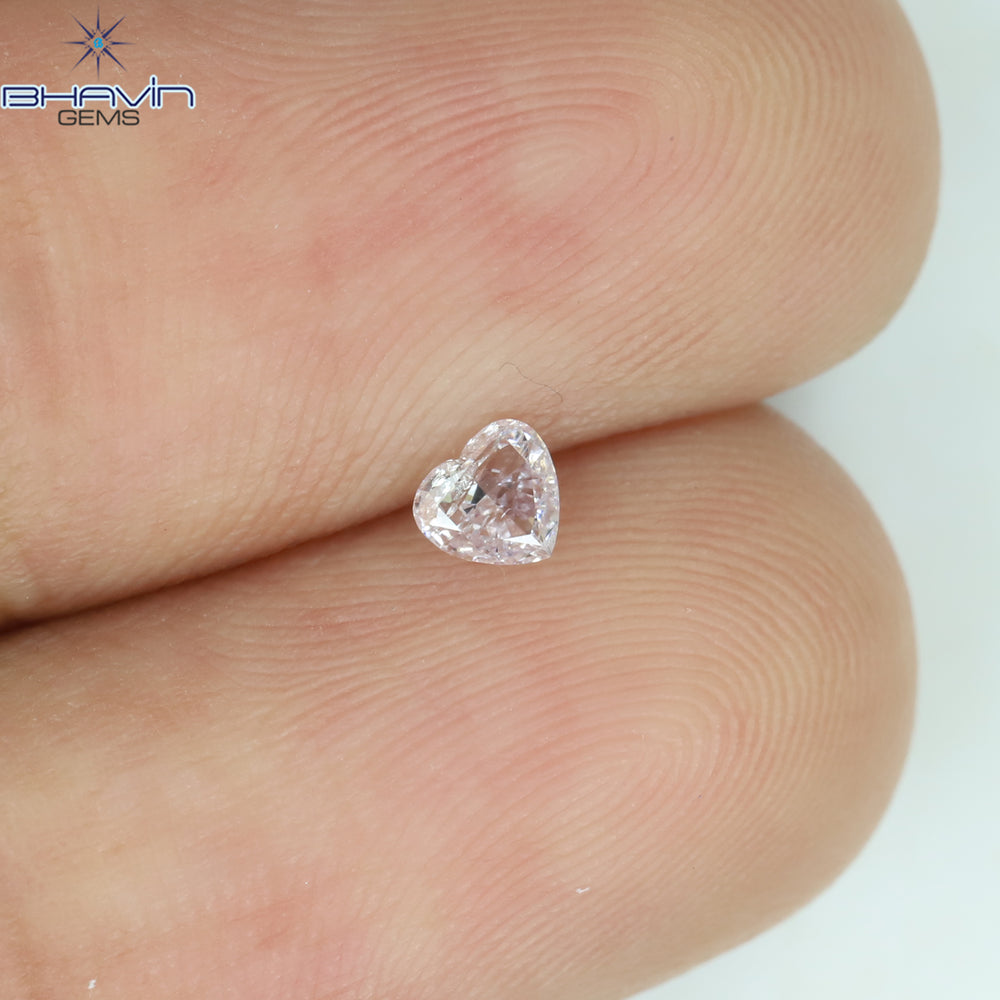 0.11 CT Cushion Shape Natural Diamond Pink Color SI2 Clarity (3.00 MM)
