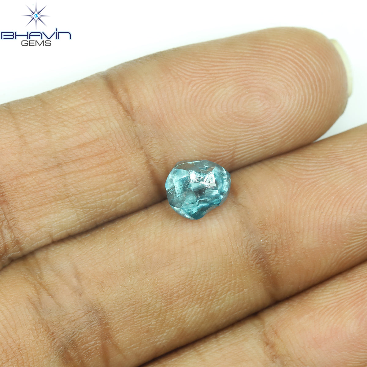 0.49 CT ラフシェイプ ナチュラル ダイヤモンド ピンク色 I3 クラリティ (4.90 MM)
