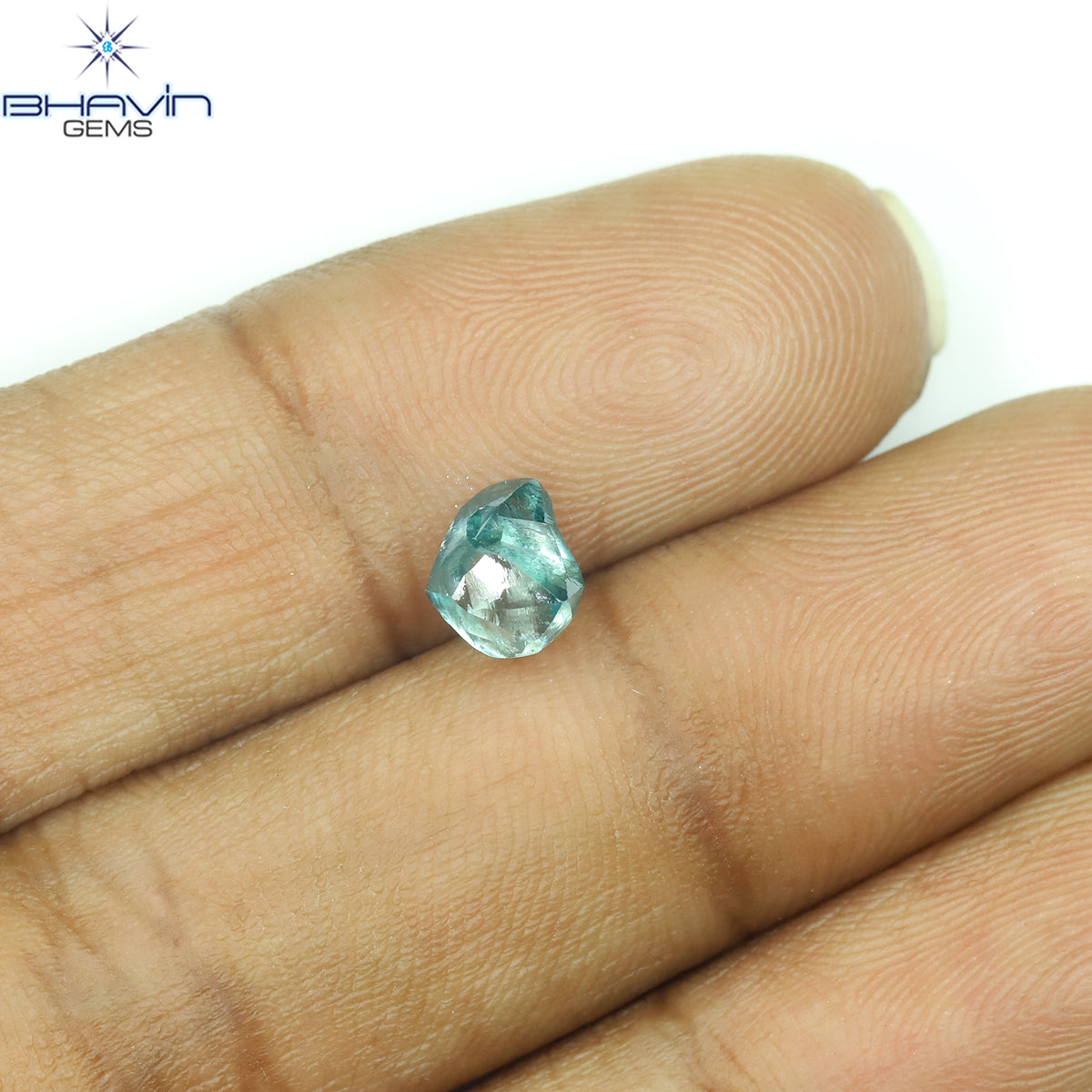 0.49 CT ラフシェイプ ナチュラル ダイヤモンド ピンク色 I3 クラリティ (4.90 MM)