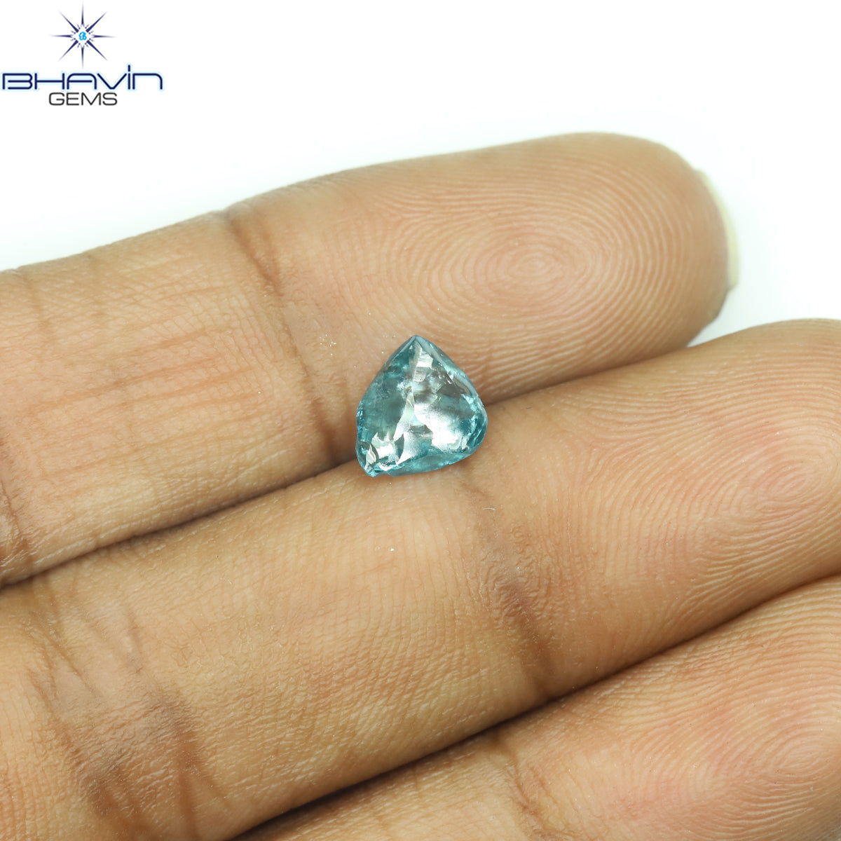 0.49 CT ラフシェイプ ナチュラル ダイヤモンド ピンク色 I3 クラリティ (4.90 MM)