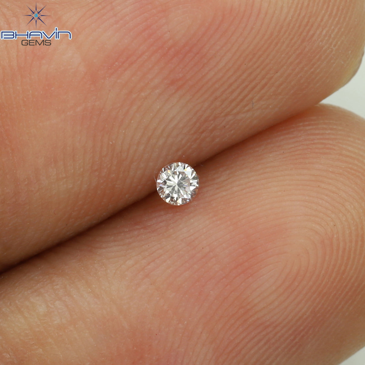 0.04 CT ラウンドシェイプ 天然ダイヤモンド ピンク（アーガイル）カラー VS2 クラリティ（2.13 MM）
