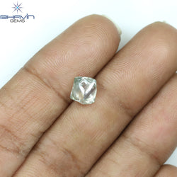 1.94 CT Rough Shape Natural Diamond Green Color VS2 Clarity (7.68 MM)