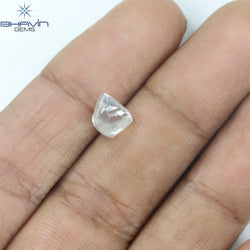 1.90 CT Rough Shape Natural Loose Diamond White (M) Color VS2 Clarity (6.51 MM)