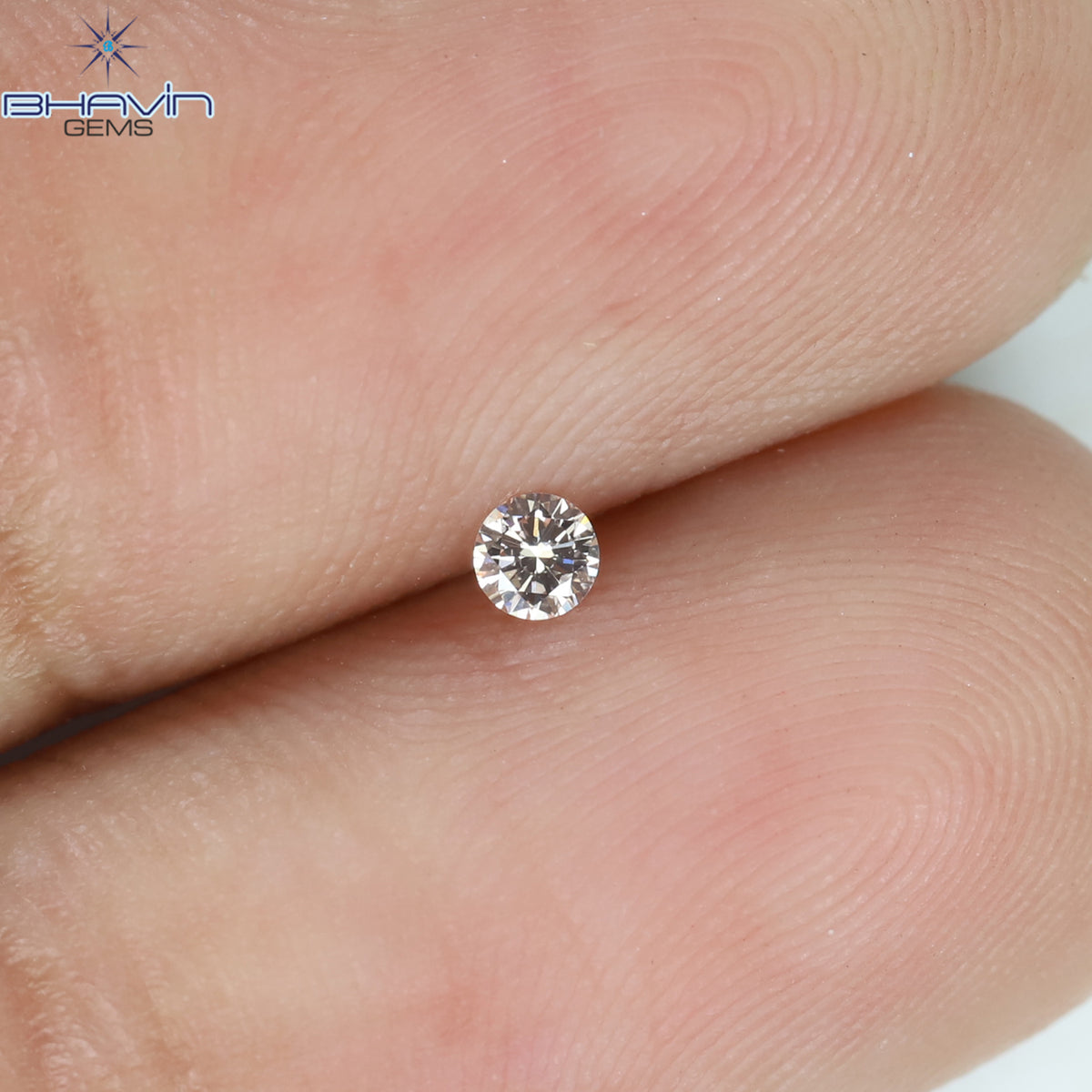 0.04 CT Round Shape Natural Diamond Pink (Argyle) Color VS2 Clarity (1.91 MM)