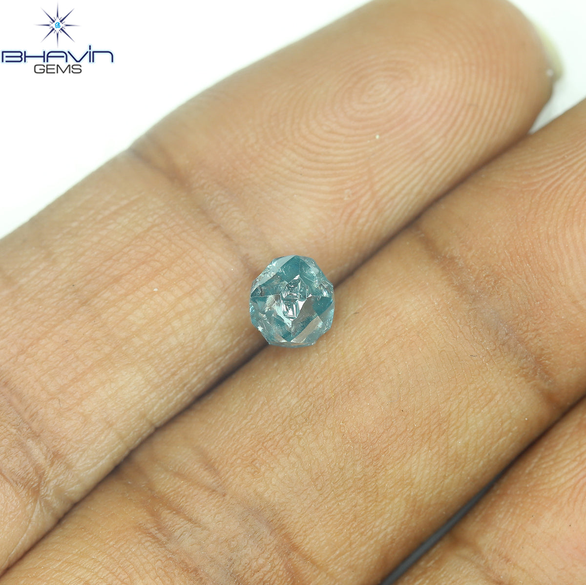 0.49 CT ラフシェイプ ナチュラル ダイヤモンド ピンク色 I3 クラリティ (4.90 MM)