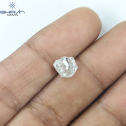 2.20 CT Rough Shape Natural Loose Diamond White (M) Color VS2 Clarity (7.50 MM)