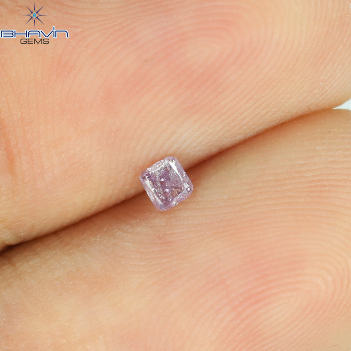 0.05 CT クッションシェイプ 天然ダイヤモンド ピンクカラー VS2 クラリティ (2.28 MM)