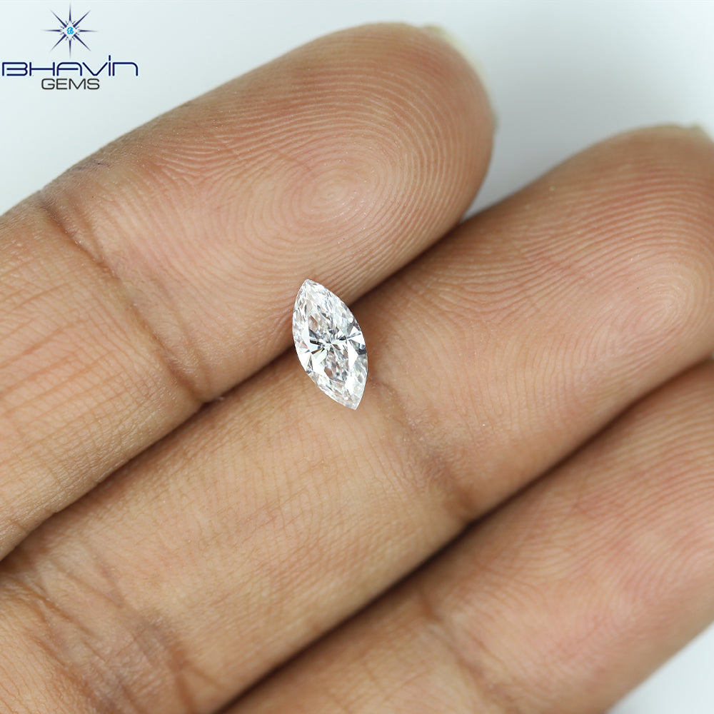 0.37 CT Marquise Shape Natural Loose Diamond White Color SI2 Clarity (7.62 MM)