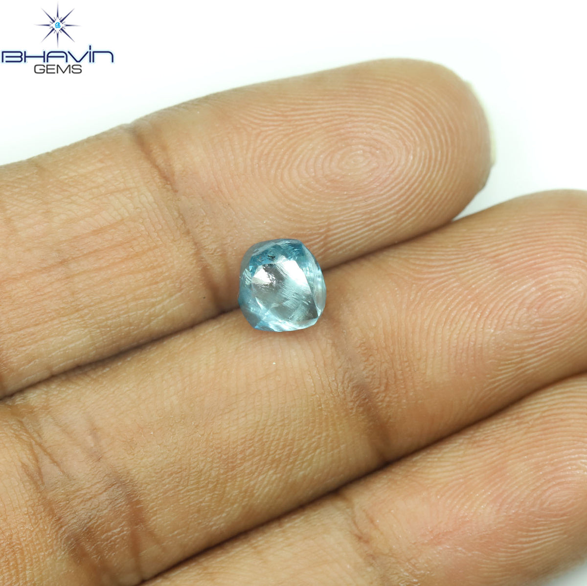 0.49 CT ラフシェイプ ナチュラル ダイヤモンド ピンク色 I3 クラリティ (4.90 MM)