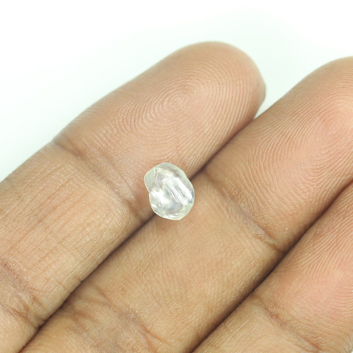 1.01 CT Natural Rough Diamond White Color Clarity VS (6.46 MM)