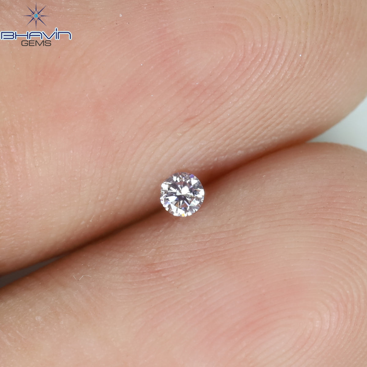 0.03 CT Round Shape Natural Diamond Pink Color SI1 Clarity (1.71 MM)
