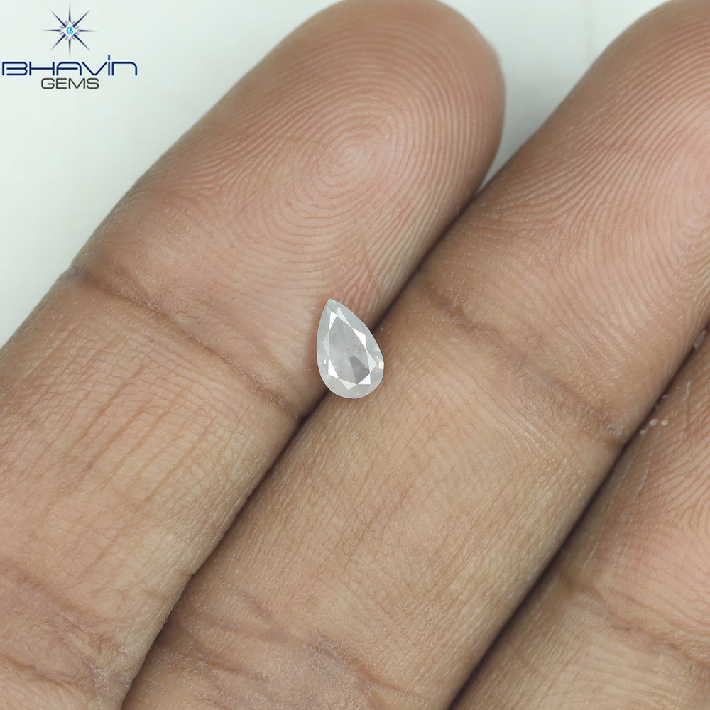 0.28 CT Pear Shape Natural Diamond White Color SI1 Clarity (5.31 MM)