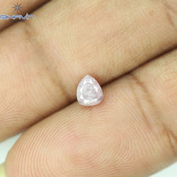 0.32 CT Pear Diamond Natural Pink Color I3 Clarity (4.31 MM)