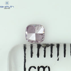 0.16 CT Cushion Shape Natural Diamond Pink Color I1 Clarity (2.93 MM)