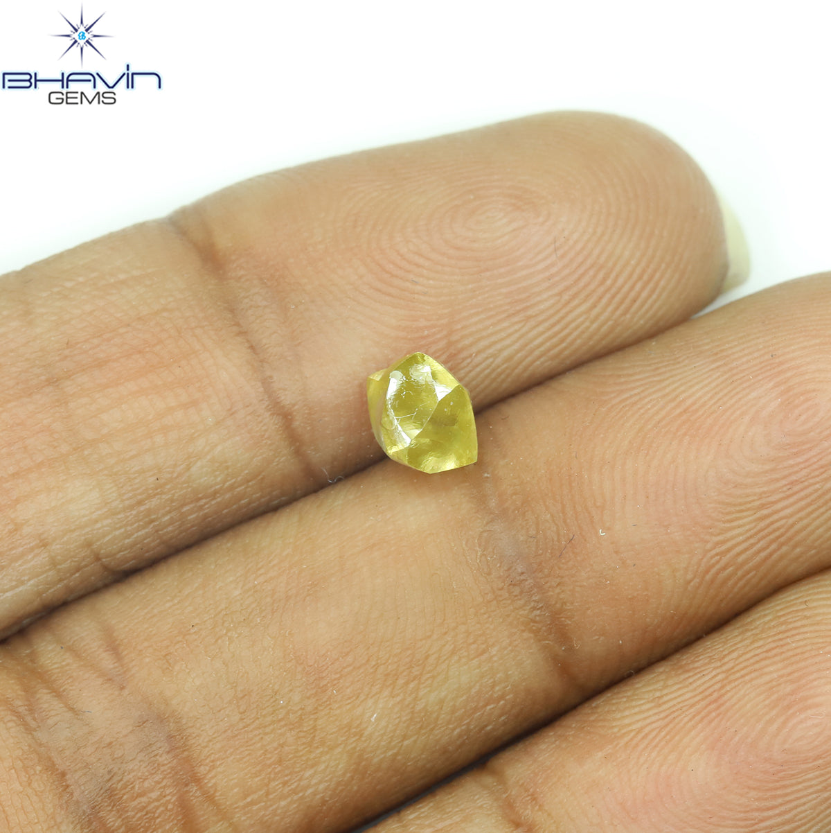 0.49 CT ラフシェイプ ナチュラル ダイヤモンド ピンク色 I3 クラリティ (4.90 MM)