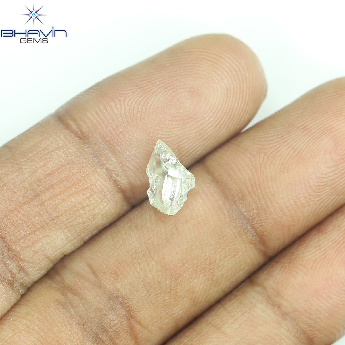 1.30 CT Natural Rough Diamond White Color Clarity VS (8.56 MM)