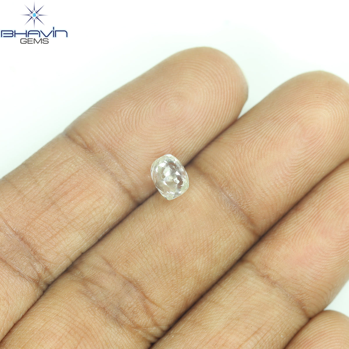 1.16 CT Natural Rough Diamond White Color Clarity VS (5.77 MM)