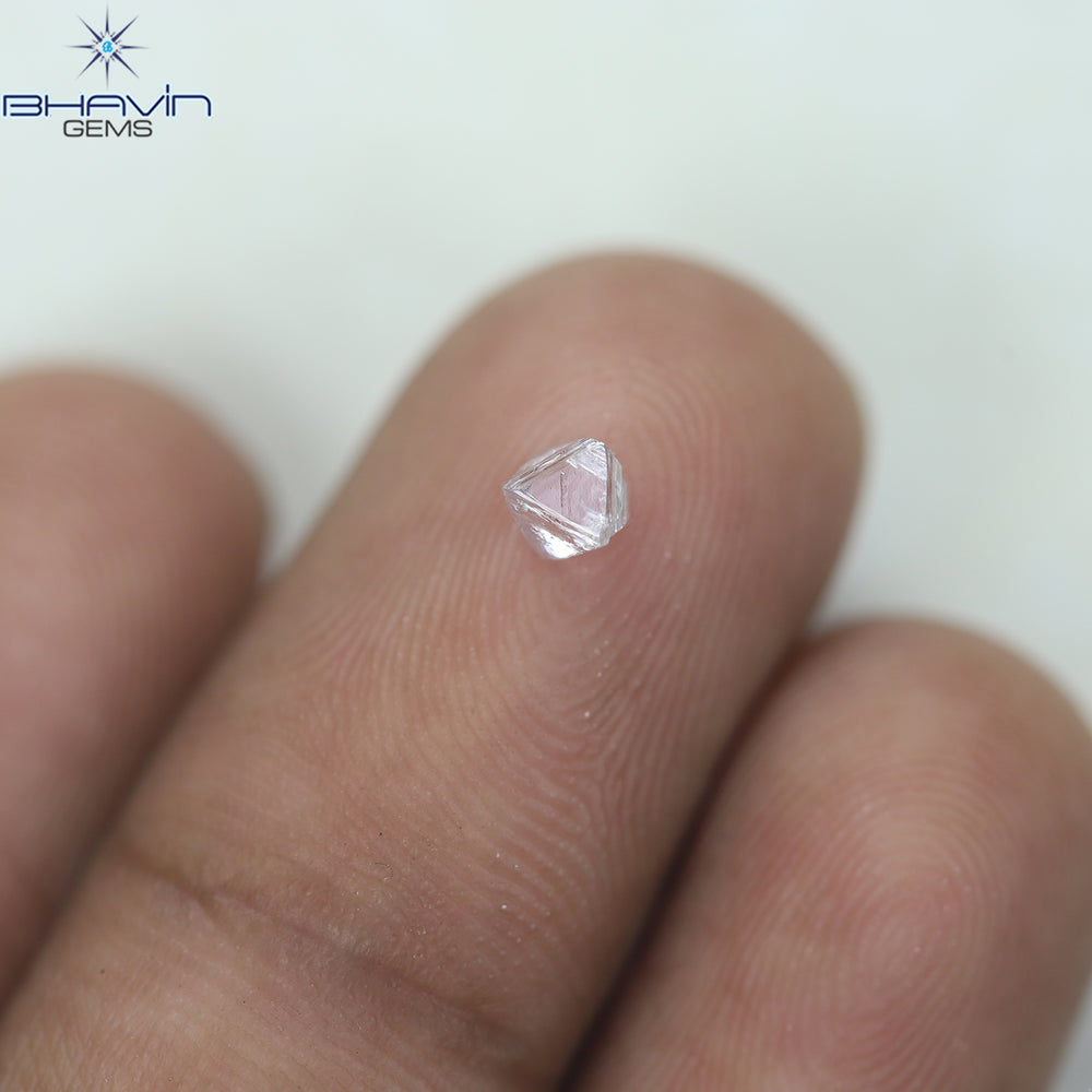 0.90 CT ラフ シェイプ ナチュラル ダイヤモンド ホワイト カラー VS1 クラリティ (5.95 MM)