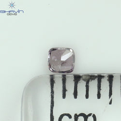 0.05 CT クッションシェイプ 天然ダイヤモンド ピンク色 I1 クラリティ (2.11 MM)