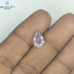 2.34 CT Pear Shape Natural Diamond Pink Color I3 Clarity (9.84 MM)