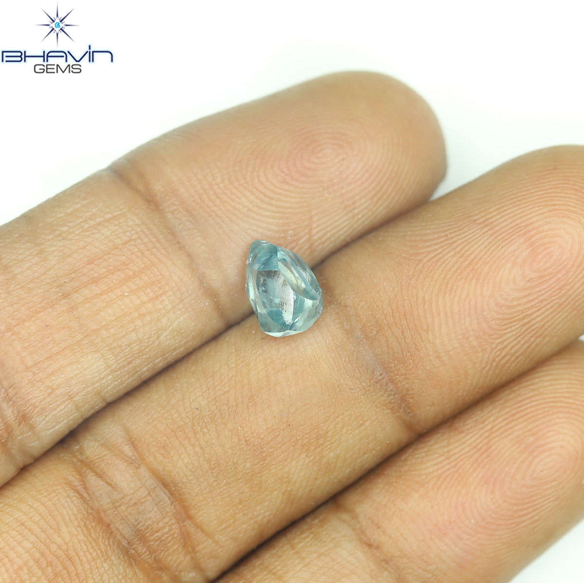 0.49 CT ラフシェイプ ナチュラル ダイヤモンド ピンク色 I3 クラリティ (4.90 MM)