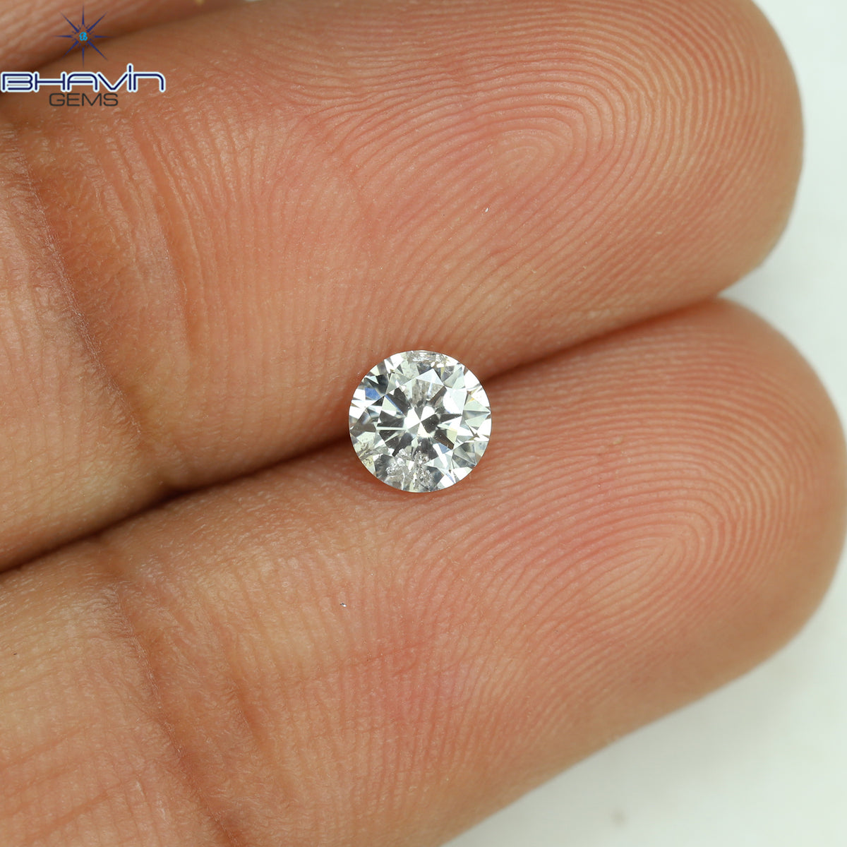 0.31 CT Round Shape Natural Loose Diamond White Color SI2 Clarity (4.36 MM)