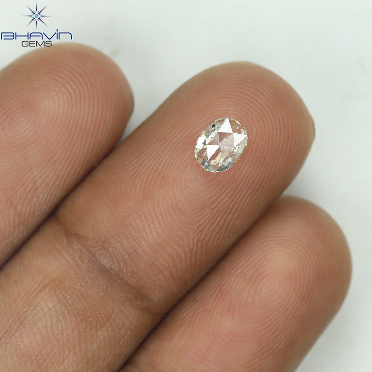 0.21 CT オーバルシェイプ 天然ダイヤモンド ホワイトカラー I2 クラリティ (4.57 MM)