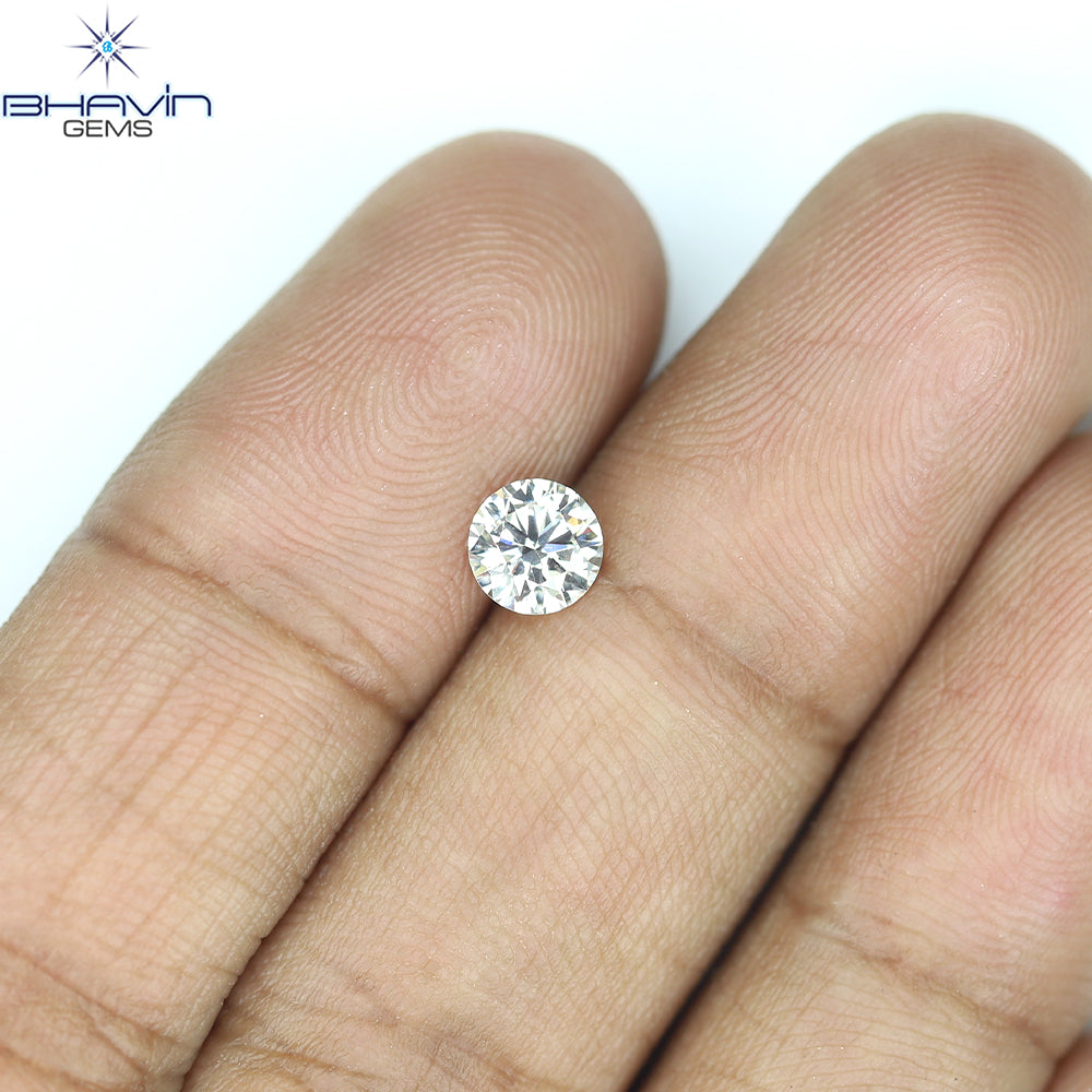 0.18 CT ラウンド ローズ カット シェイプ 天然ダイヤモンド ピンク色 I2 クラリティ (3.86 MM)