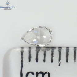0.08 CT ペアシェイプ ナチュラル ダイヤモンド ピンク色 VS1 クラリティ (3.45 MM)