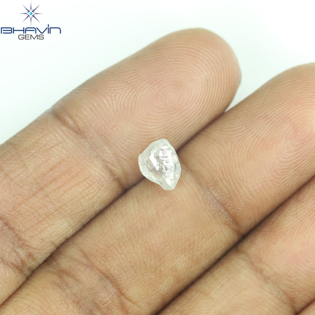1.32 CT Natural Rough Diamond White Color Clarity VS (6.69 MM)