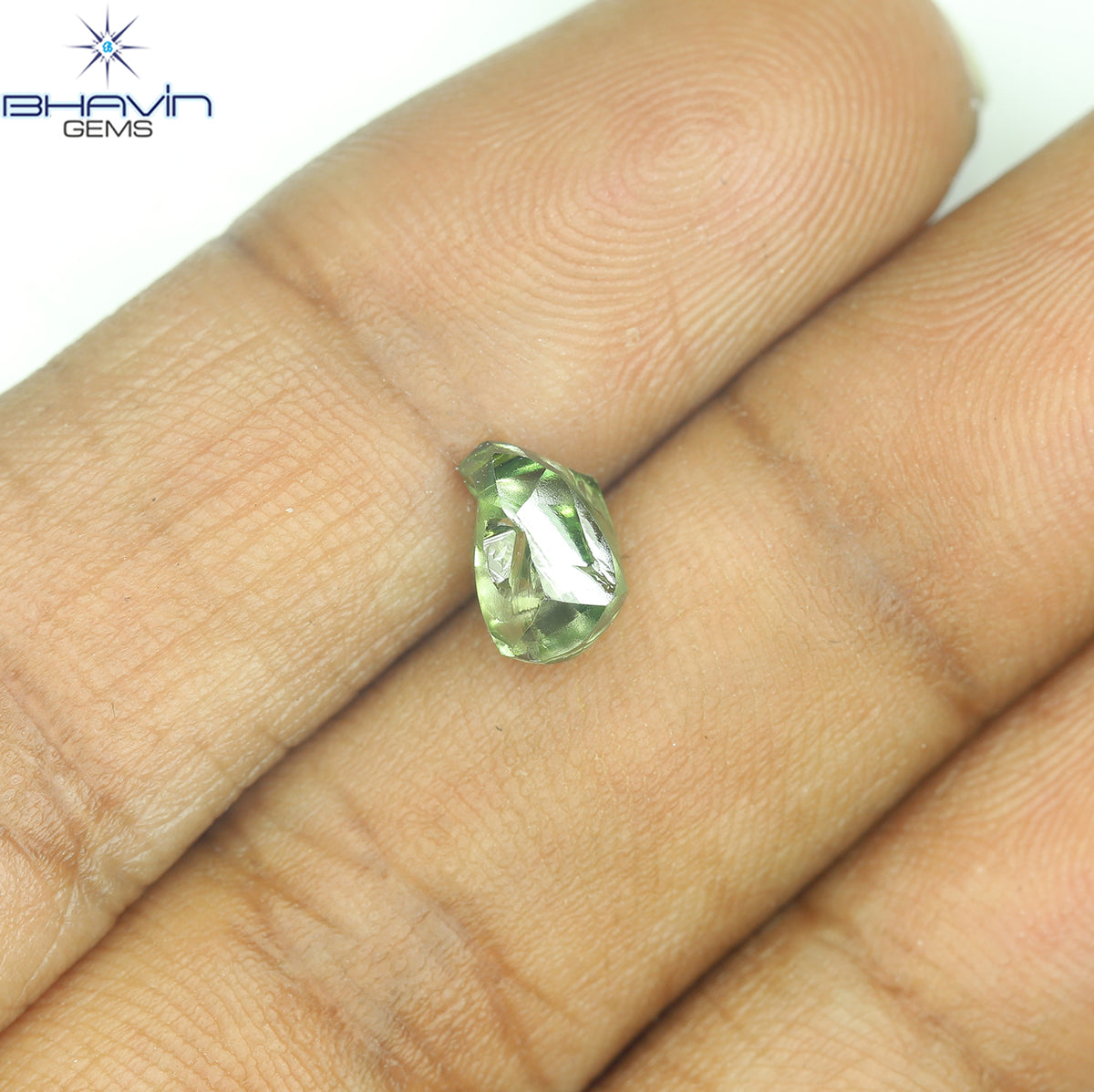 0.49 CT ラフシェイプ ナチュラル ダイヤモンド ピンク色 I3 クラリティ (4.90 MM)