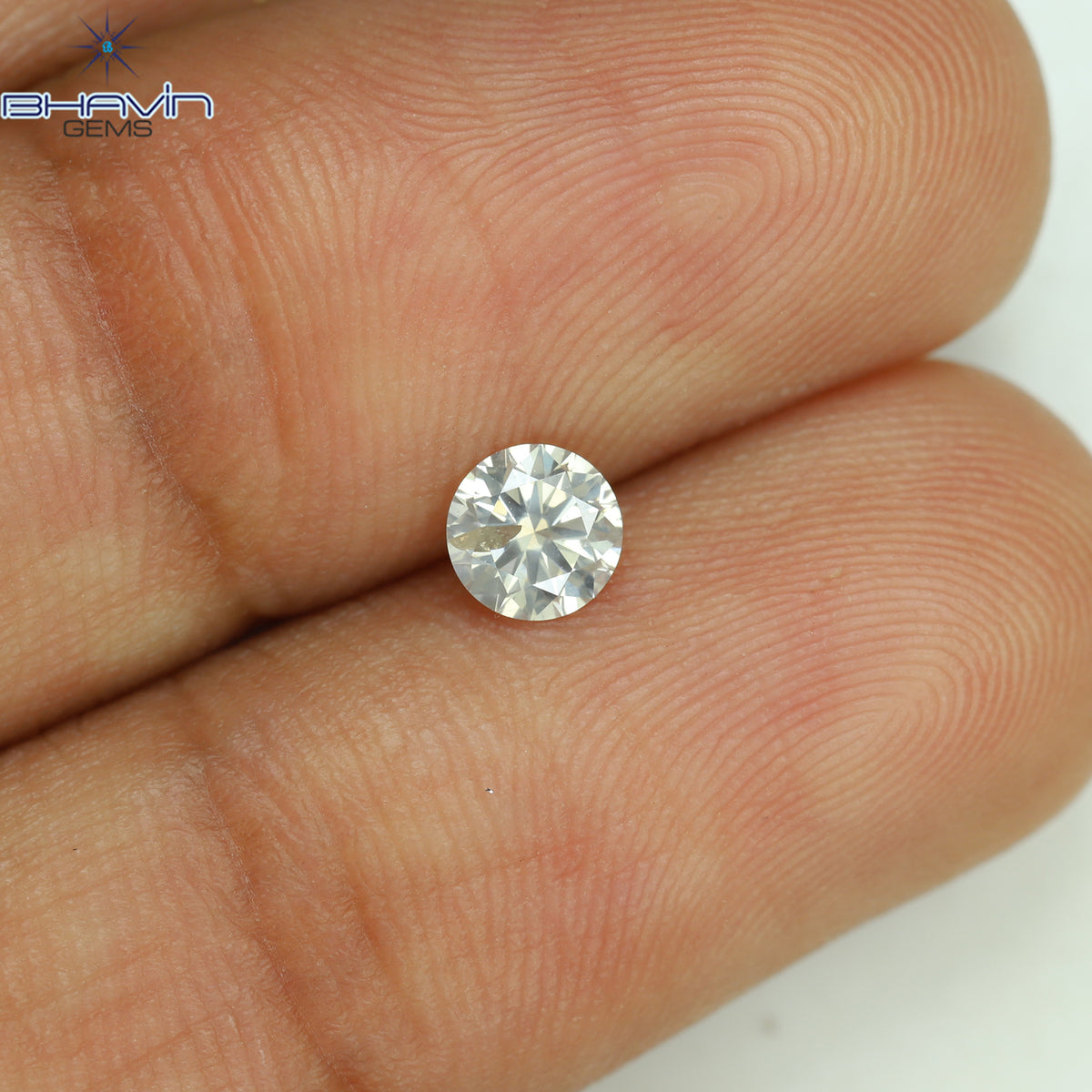 0.30 CT ラウンドシェイプ 天然ルースダイヤモンド ホワイトカラー I1 クラリティ (4.27 MM)