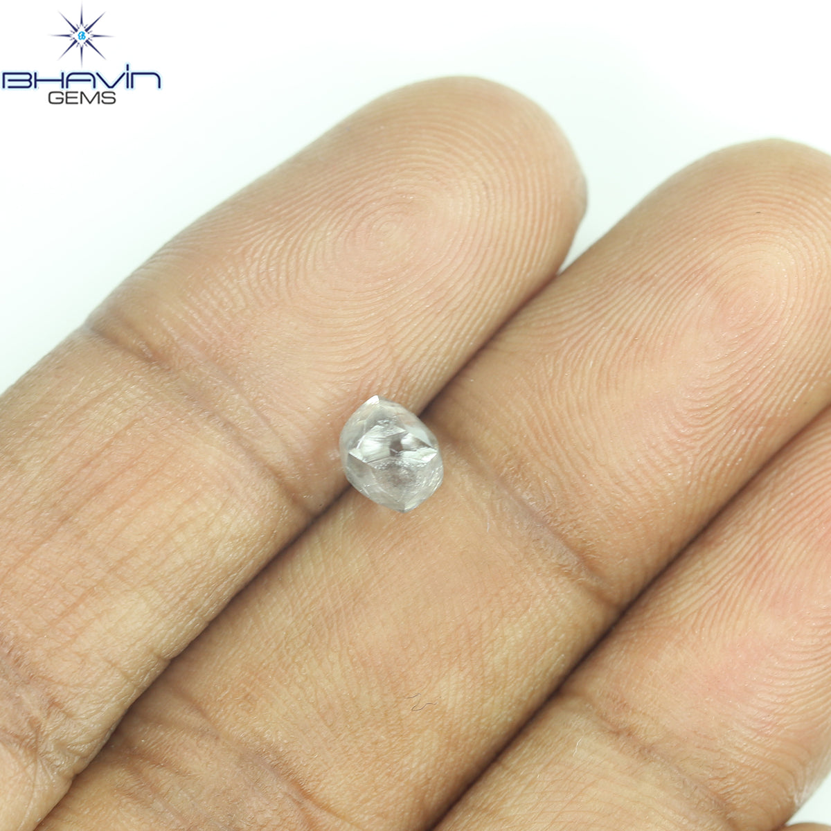 0.34 CT ハートシェイプ ナチュラル ダイヤモンド オレンジ色 VS1 クラリティ (4.59 MM)