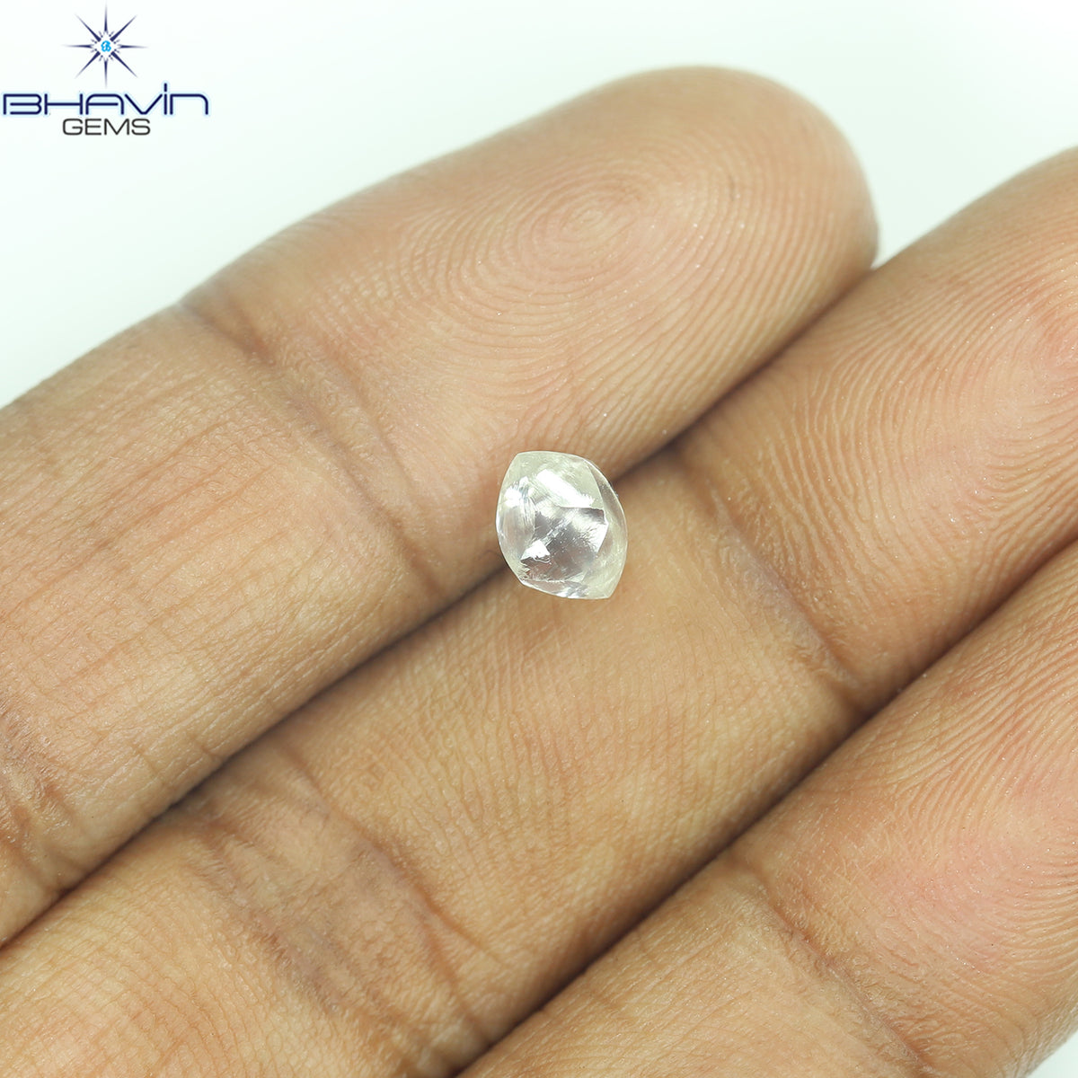 1.03 CT Natural Rough Diamond White Color Clarity VS (6.07 MM)