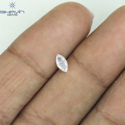 0.19 CT Marquise Shape Natural Diamond White Color I2 Clarity (5.70 MM)