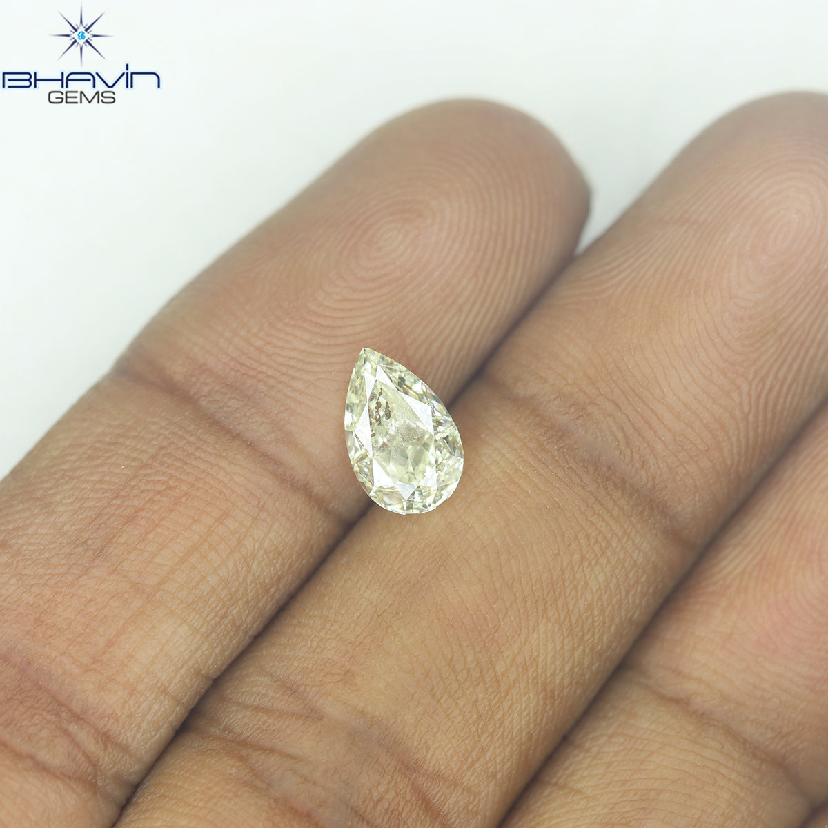 GIA Certified 1.13 CT Pear Natural Diamond Yellow Color SI2 Clarity (10.25 MM)
