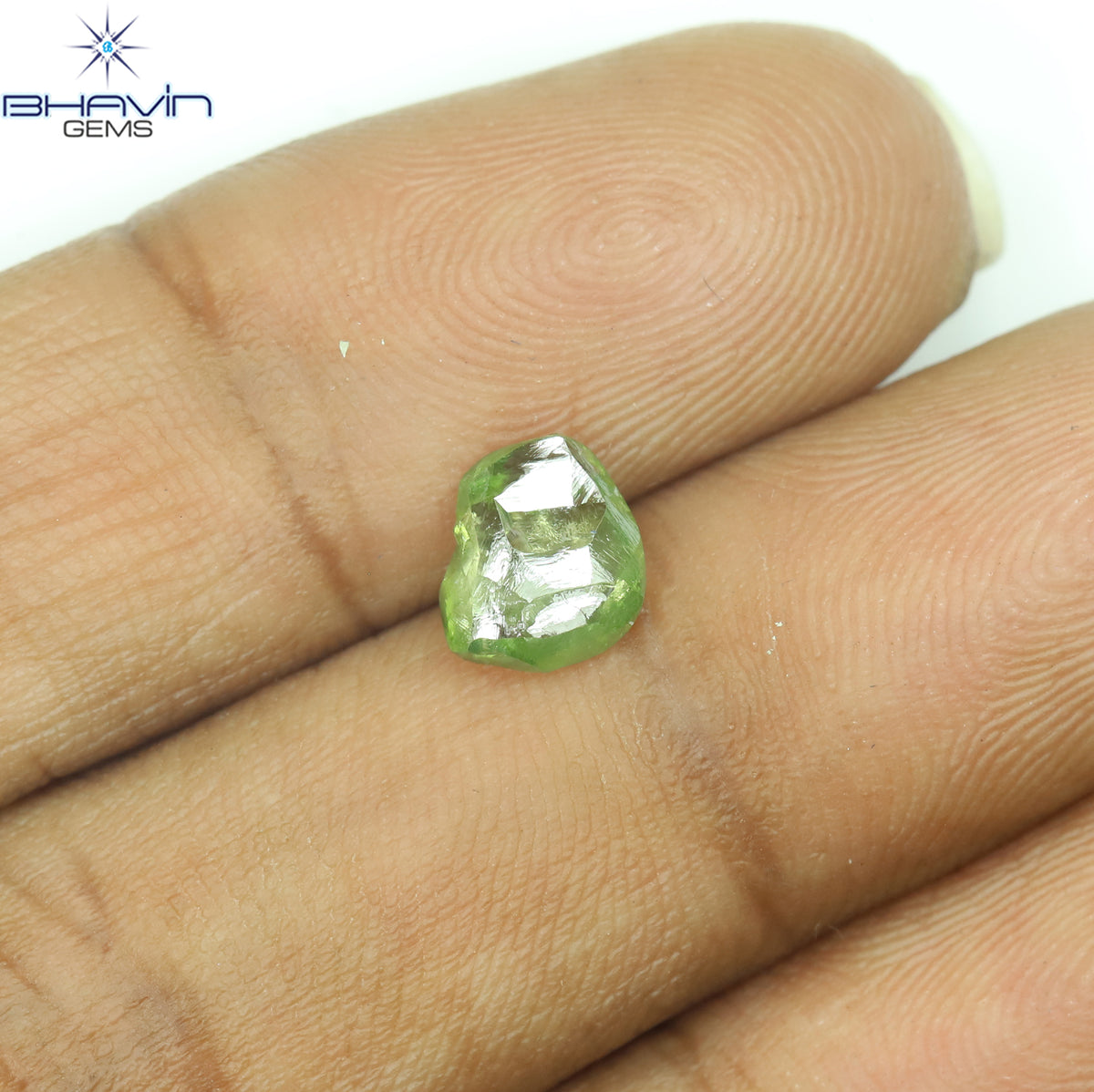 0.49 CT ラフシェイプ ナチュラル ダイヤモンド ピンク色 I3 クラリティ (4.90 MM)