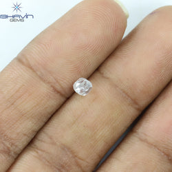 0.44 CT Rough Shape Natural Diamond White Color VS1 Clarity (3.50 MM)