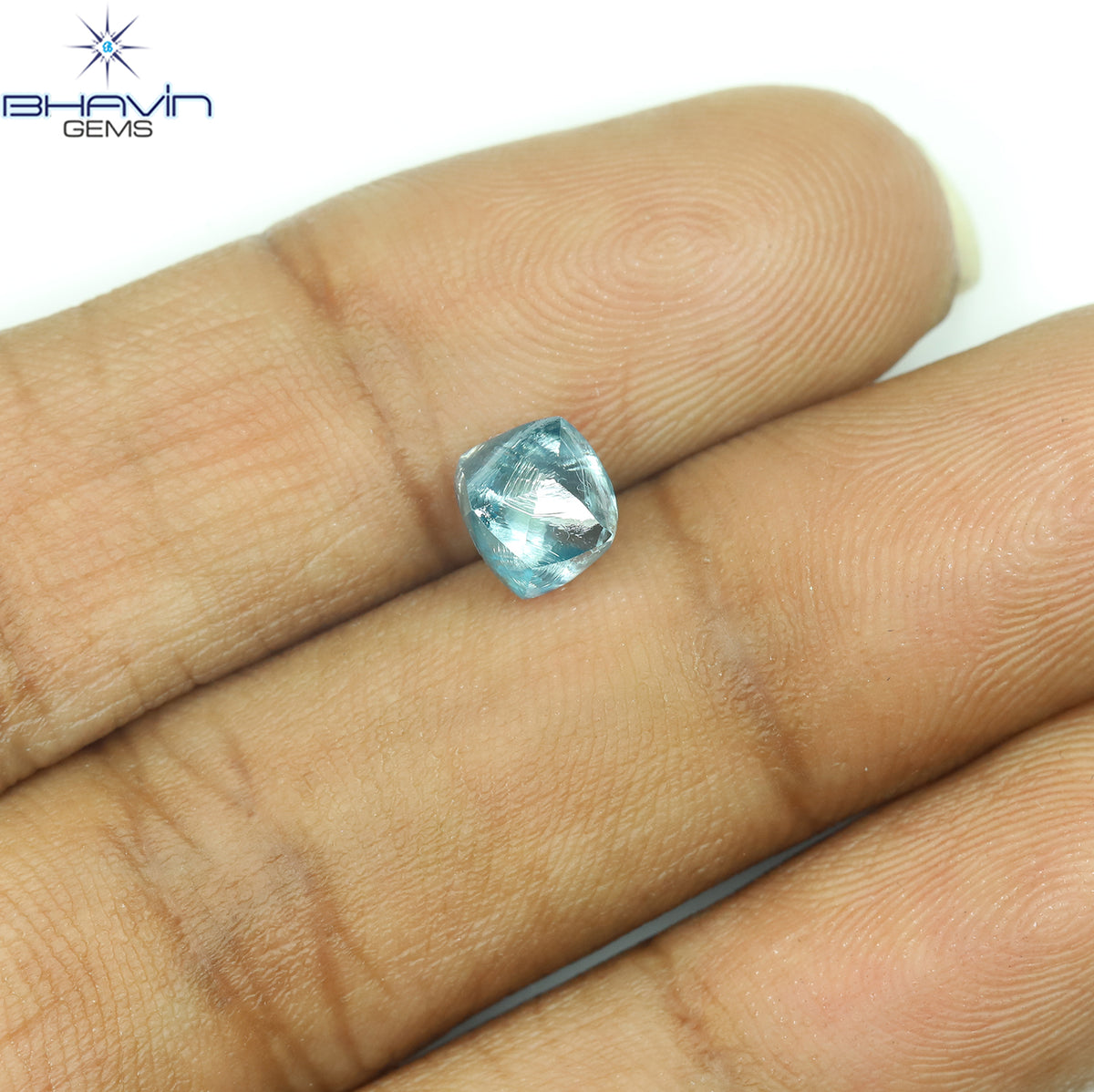 0.49 CT ラフシェイプ ナチュラル ダイヤモンド ピンク色 I3 クラリティ (4.90 MM)