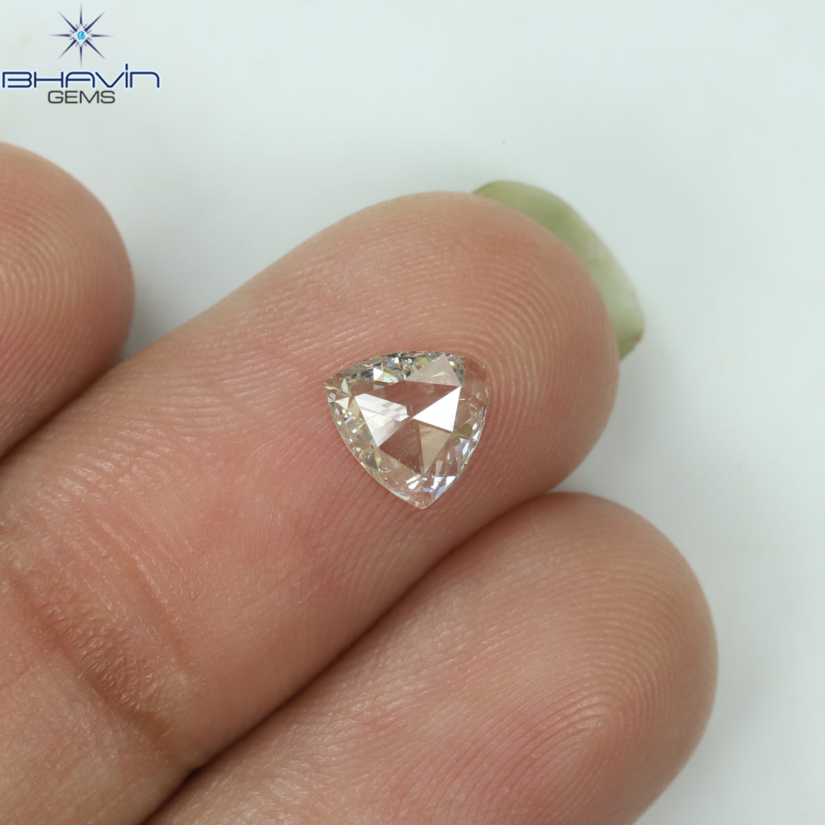 0.35 CT Natural Triangle Diamond White Color Clarity SI1 (6.05 MM)