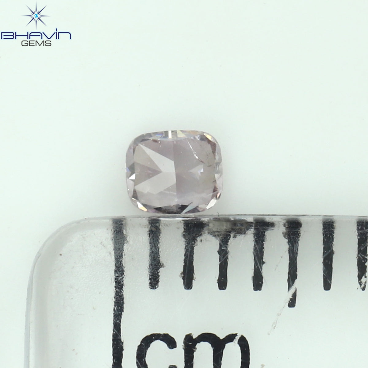 0.05 CT クッションシェイプ 天然ダイヤモンド ピンク色 I1 クラリティ (2.11 MM)