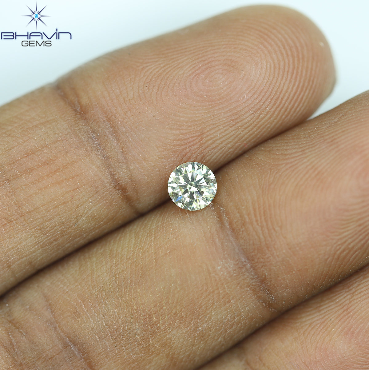 0.32 CT Natural Round Diamond Intense Yellow Color Clarity VSI (4.29 MM)
