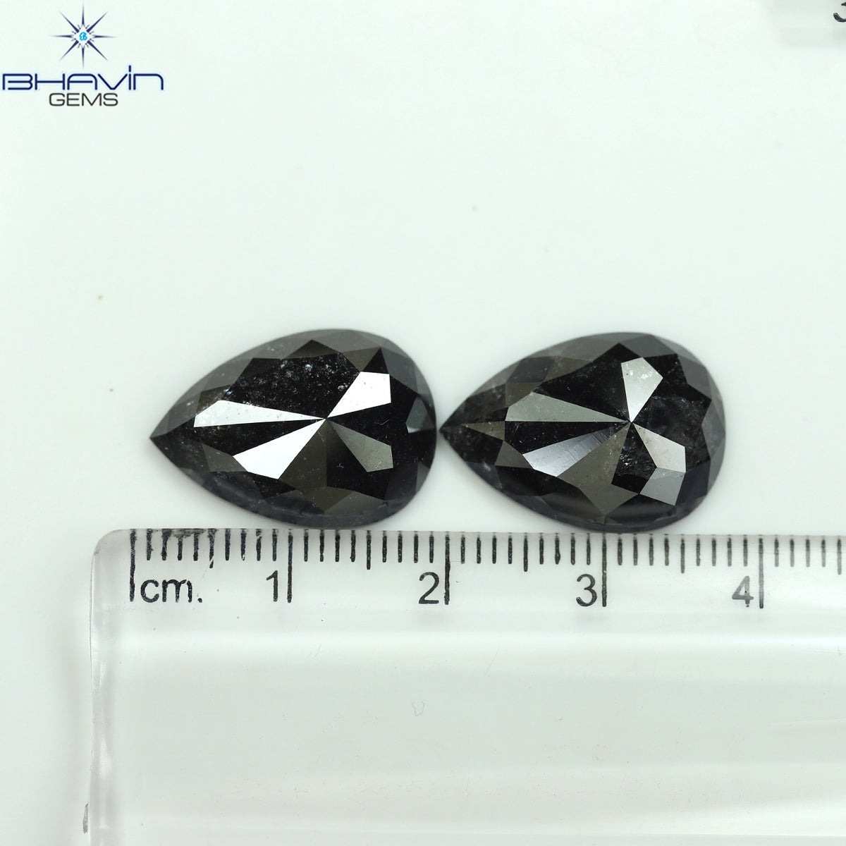 17.91 CT Pear Shape Natural Loose Diamond Salt And Pepper Color
