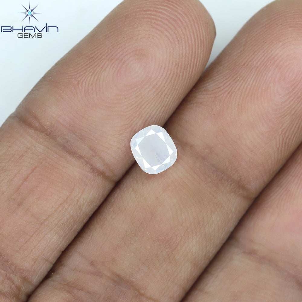 0.68 CT Cushion Shape Natural Diamond White Fancy Color VS2 Clarity (5.30 MM)