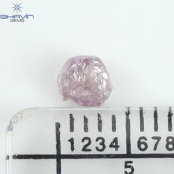0.32 CT Rough Shape Natural Diamond Pink Color SI1 Clarity (3.31 MM)