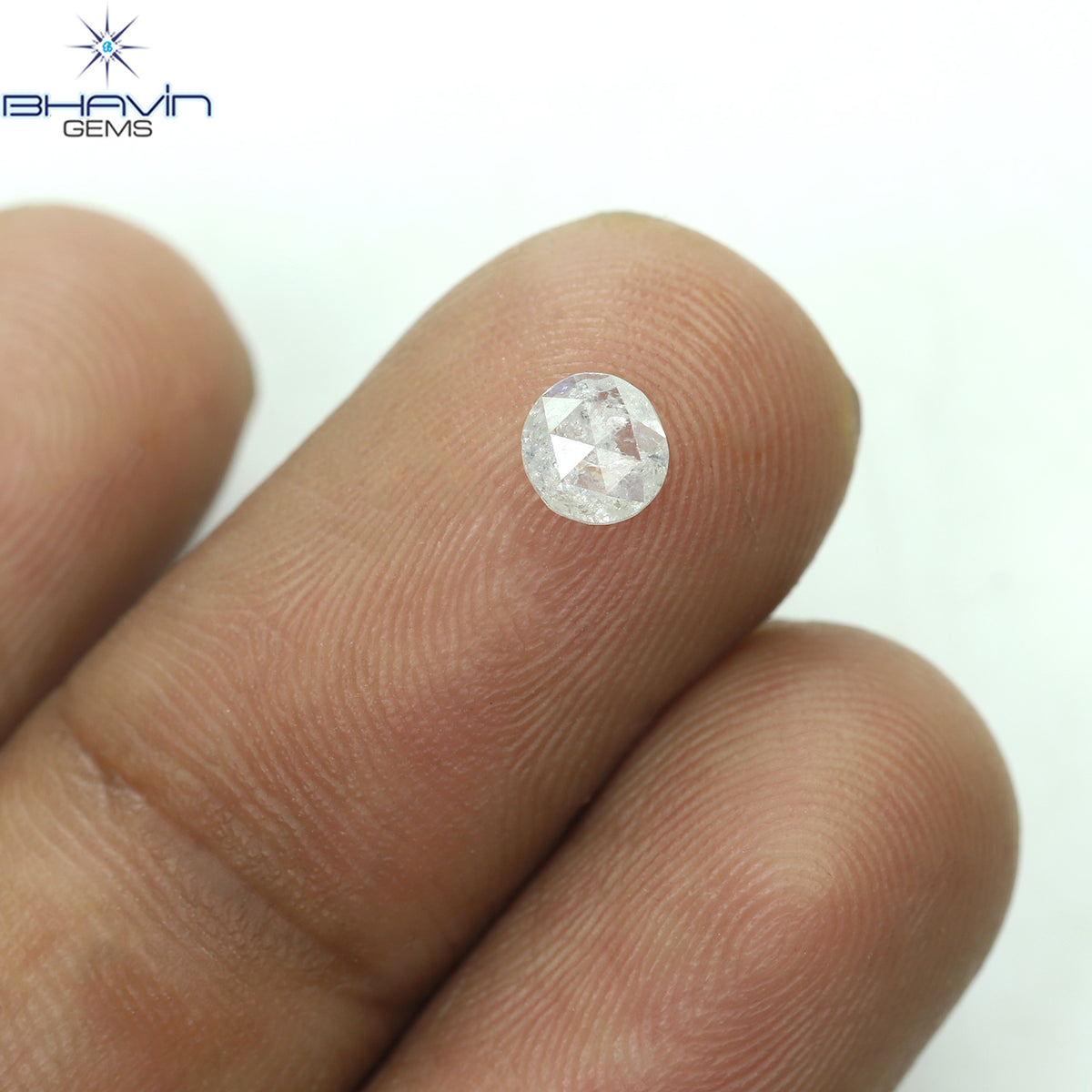 0.26 CT Round Rose Cut Shape Natural Diamond White Color I3 Clarity (4.13 MM)