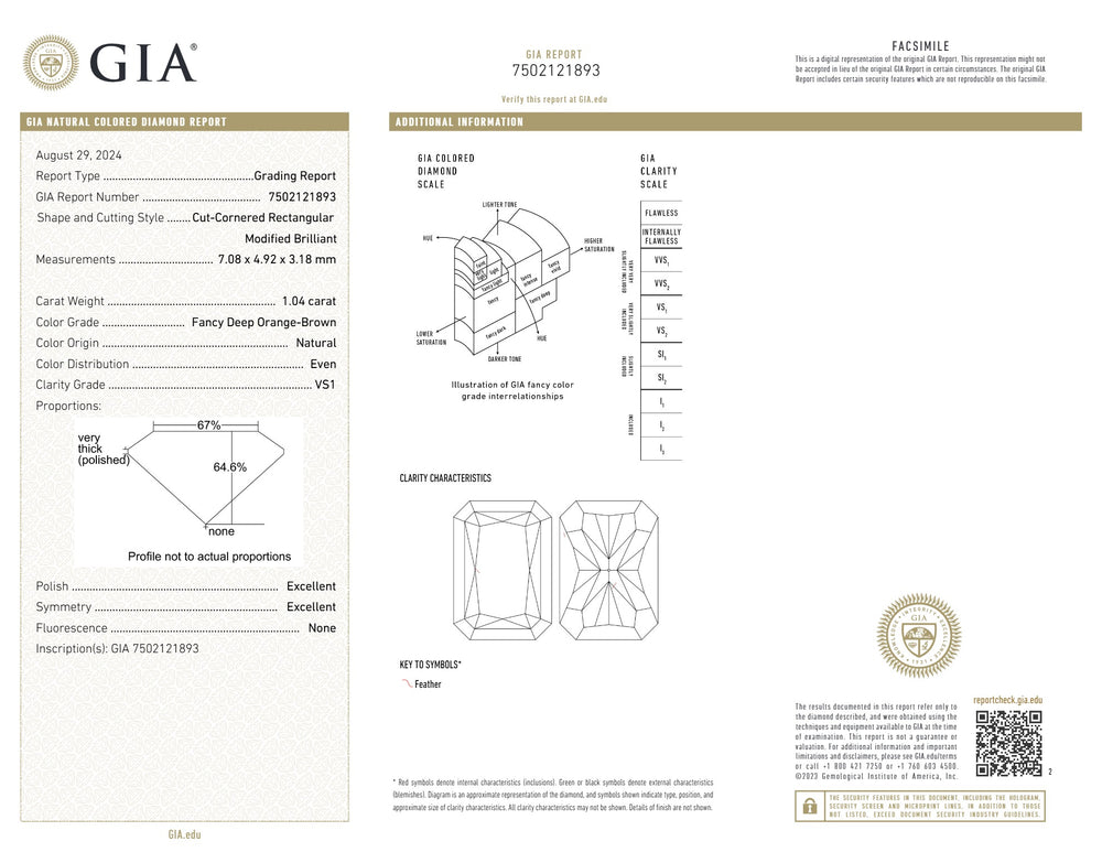 GIA認定 1.27 CT クッションダイヤモンド イエローカラー 天然ダイヤモンド VS1 クラリティ (5.97 MM)